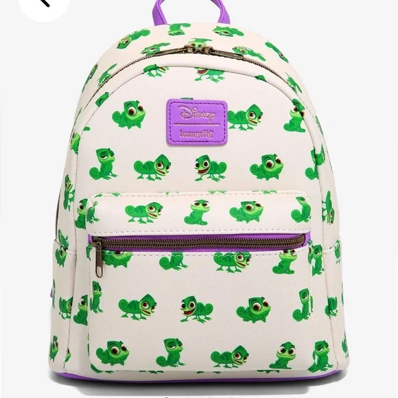 Loungefly Disney Tangled Pascal Poses Mini Backpack - Picture 1 of 5